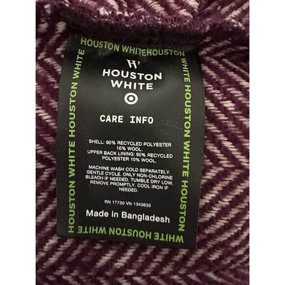 Houston White Adult Herringbone Shacket Size XXL - Picture 9 of 9